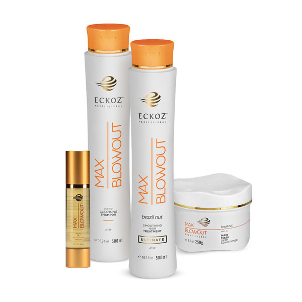 MAX BLOWOUT KIT 2 Keratin Hair Treatment  with Oil